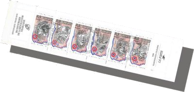 Famous Persons of french Revolution - Sc. B602-07a with special cancellation 1st day of issue