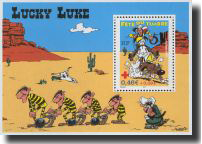 Feuillet France LUCKY LUKE