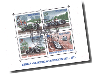 Sheetlet AVUS Motor Racing