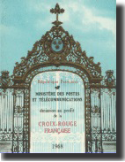 Le Carnet de France Croix-Rouge 1968 avec oblitération spéciale rouge