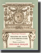 France - Booklet Red Cross 1969 with special red cancellation